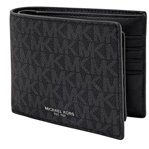 mk wallet mens|michael kors men's card wallet.